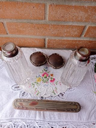 Juego de tocador vintage