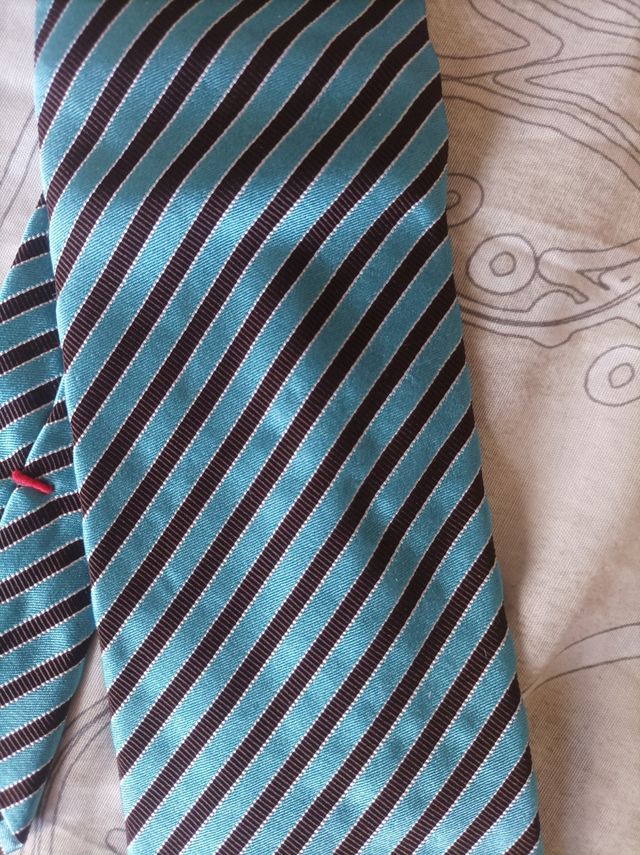 Corbata Massimo Dutti azul claro