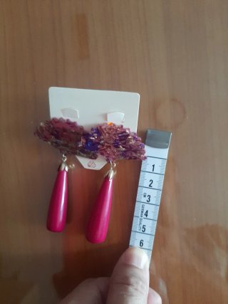 Pendientes de corales para feria