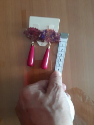 Pendientes de corales para feria