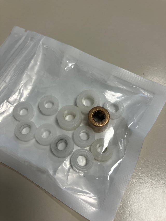 Casquillos ejes rueda BYCMO RC 1/10