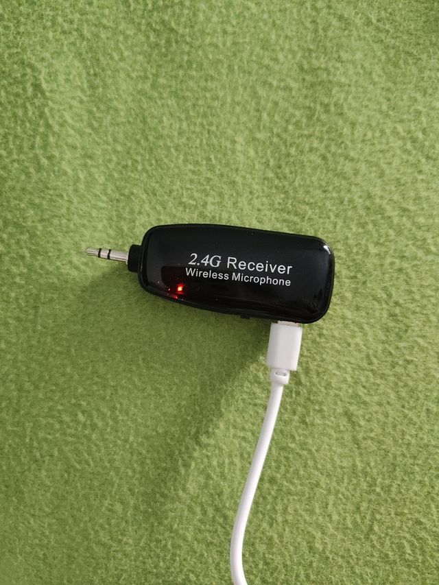 Micrófono transmisor inalámbrico