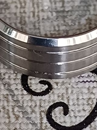 Anillo de titanio. Talla 17