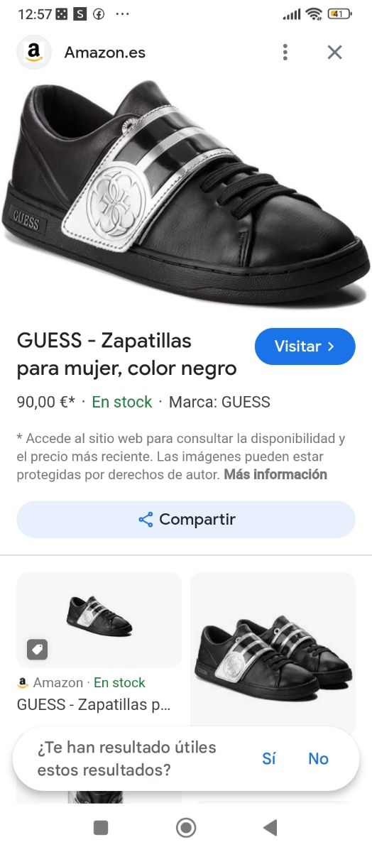 Zapatos guess de mujer