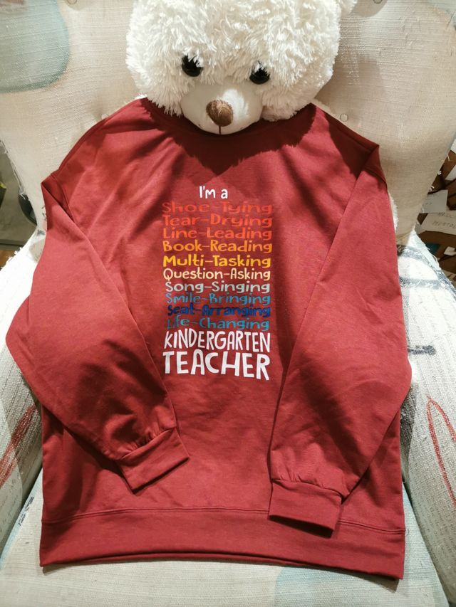 Sudadera profe infantil L