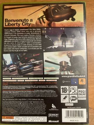 Grand theft autoIV - Xbox360 