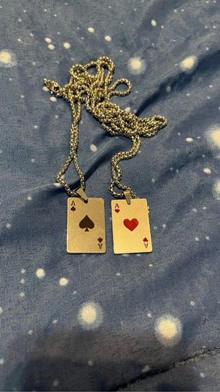 collane abbinate 2 pz regalo donna