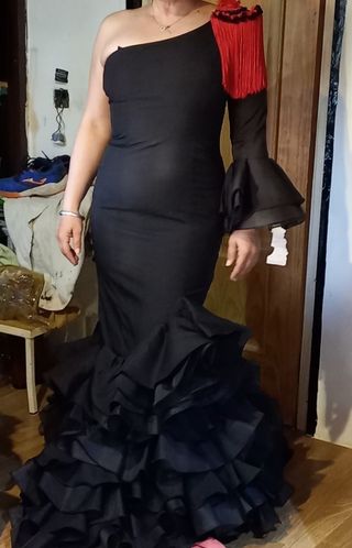 VESTIDO DE GITANA NEGRO