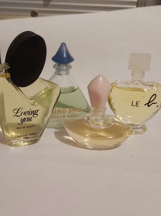 Lote de 4 Perfumes miniatura de colección