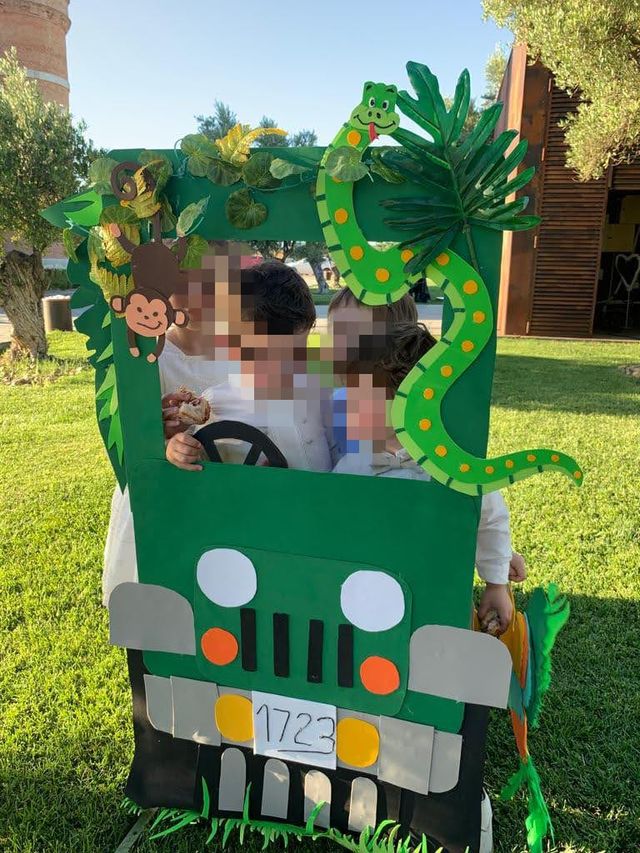 Photocall selva comuniones, cumpleaños, bodas...