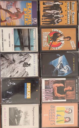 Cintas Cassette Pop, Rock, Country