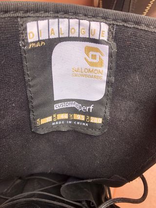 Equipo snowboard: tabla, funda, botas