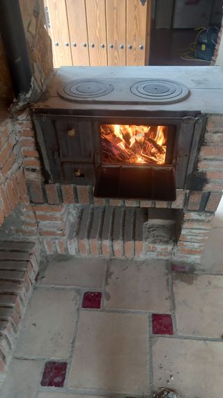 Construcción barbacoa cocinas hornos