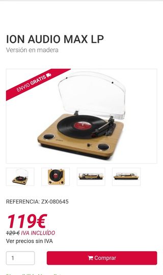 ION AUDIO MAX LP

