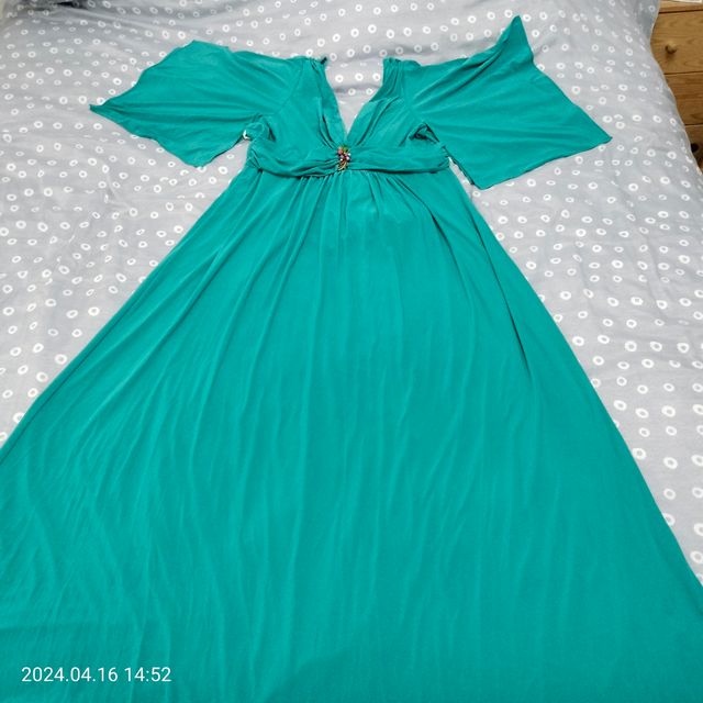 Vestido de fiesta, boda, americano.