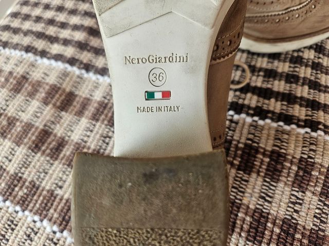 Scarpe in pelle" Nero Giardini "