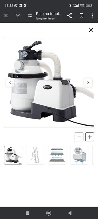 Piscina grande rectangular desmontable