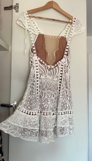 Vestido blanco For Love & Lemons