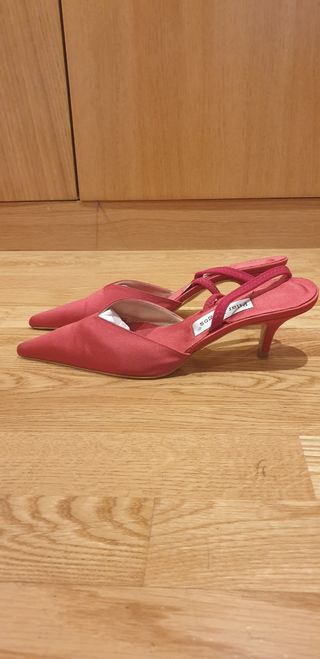 Zapatos fiesta raso T-37