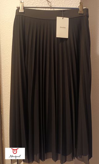 Falda plisada Bershka