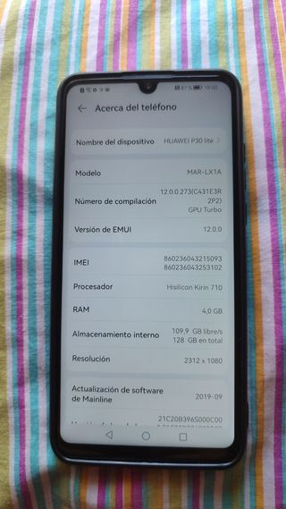 móvil huawei p30 lite