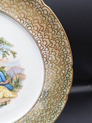 Set bandejas o platos porcelana