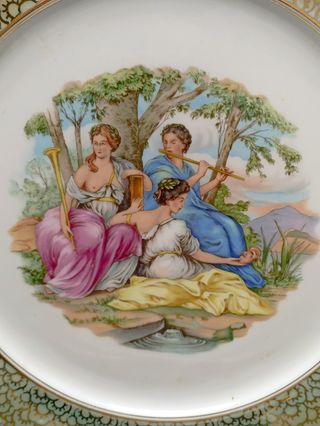 Set bandejas o platos porcelana