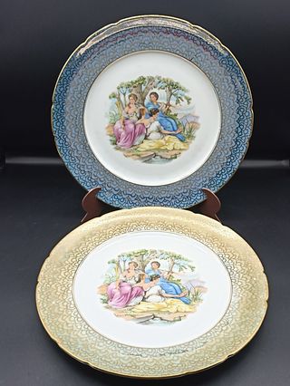 Set bandejas o platos porcelana