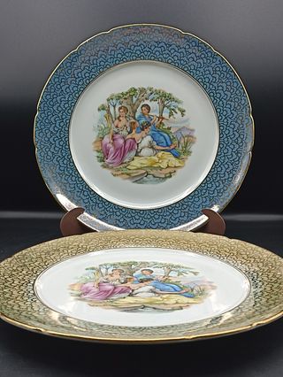 Set bandejas o platos porcelana