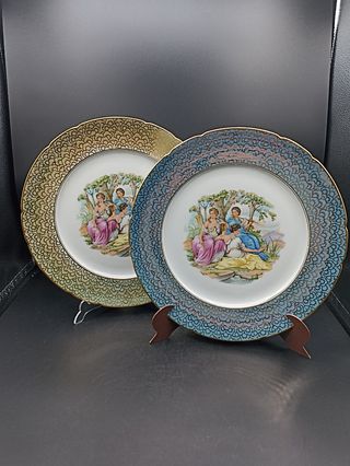 Set bandejas o platos porcelana
