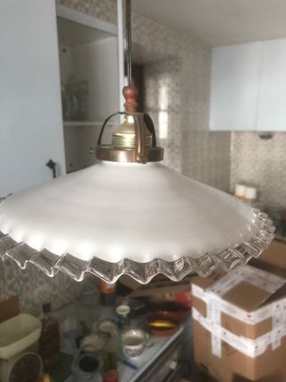 lampara sube/baja antigua