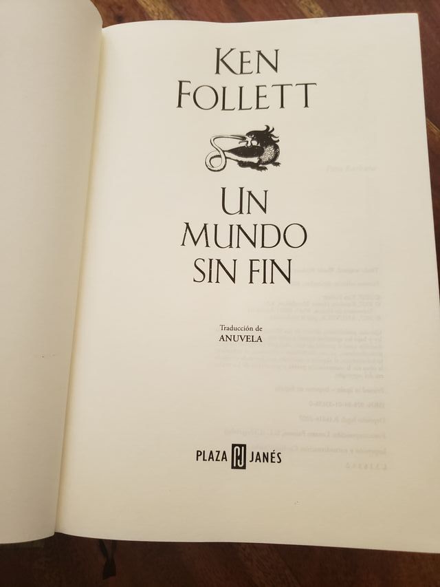 Un mundo sin fin Continuación Pilares de la Tierra