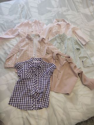 Pack camisas niña 4-5 años