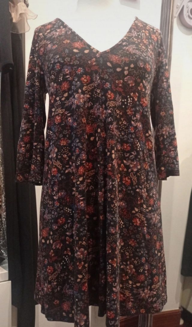 Vestido estampado XS