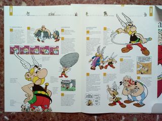 Láminas de personajes de Astérix