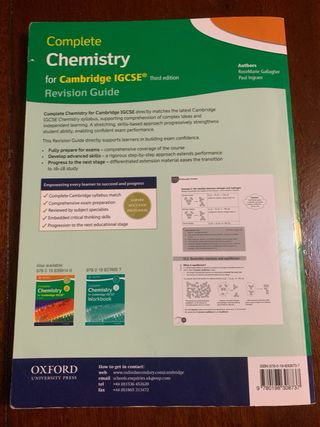 Complete Chemistry for Cambridge IGCSE