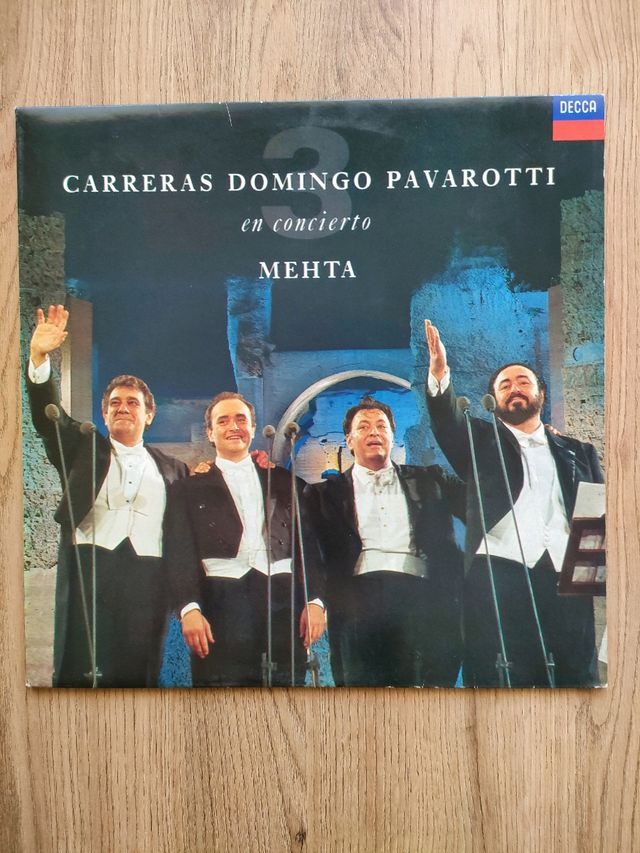 Vinilo de Carreras, Domingo y Pavarotti