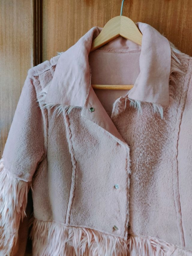 Abrigo Rosa Reversible M