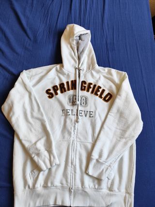 Sudadera con cremallera Springfield talla XXL