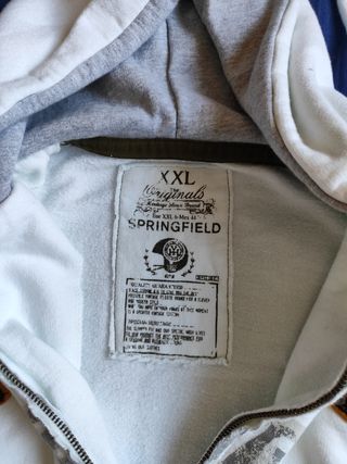 Sudadera con cremallera Springfield talla XXL
