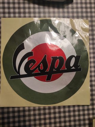 Vespa Adesivo Italia, diametro 25 cm