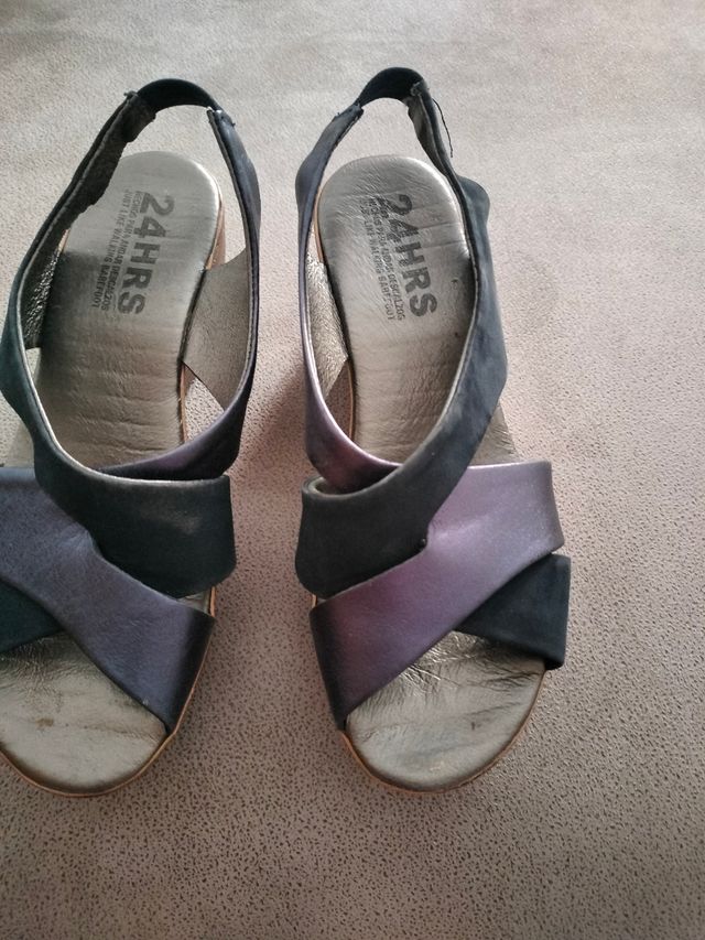 Sandalias azul marino