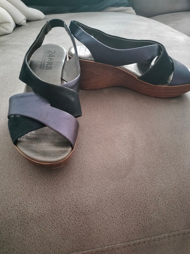 Sandalias azul marino