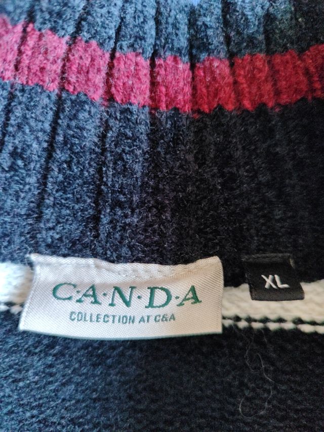 Jersey rayas CANDA C&A talla XL
