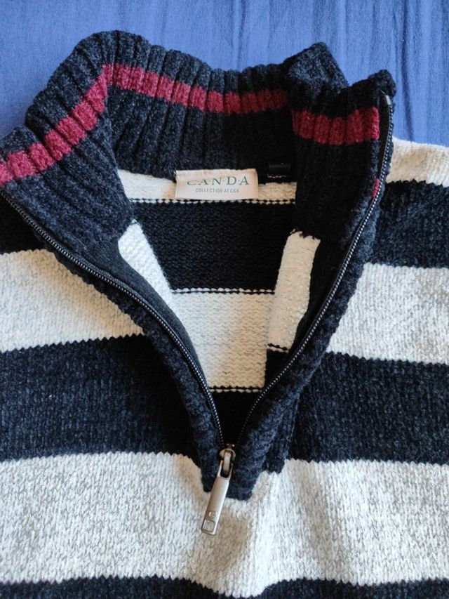 Jersey rayas CANDA C&A talla XL
