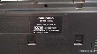 Radio cassette Grundig