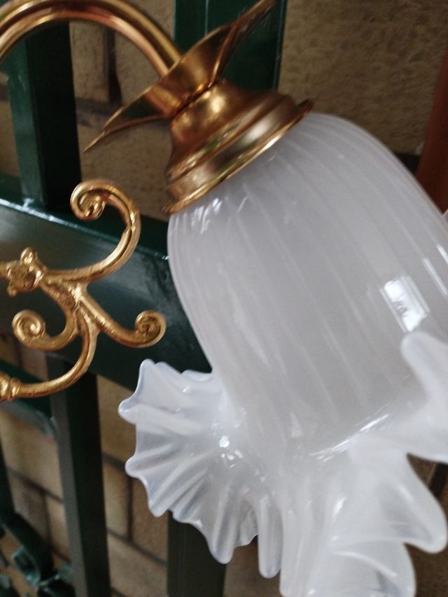 Lampadario in ottone