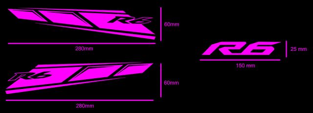 Pegatinas yamaha R6 colin y morro.