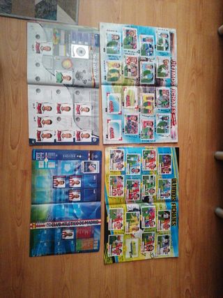 Lote de album cromos fútbol