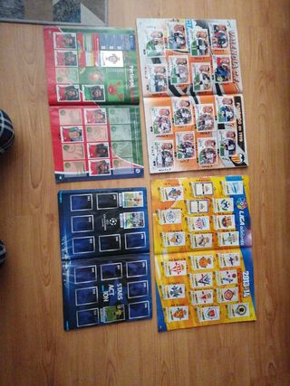Lote de album cromos fútbol